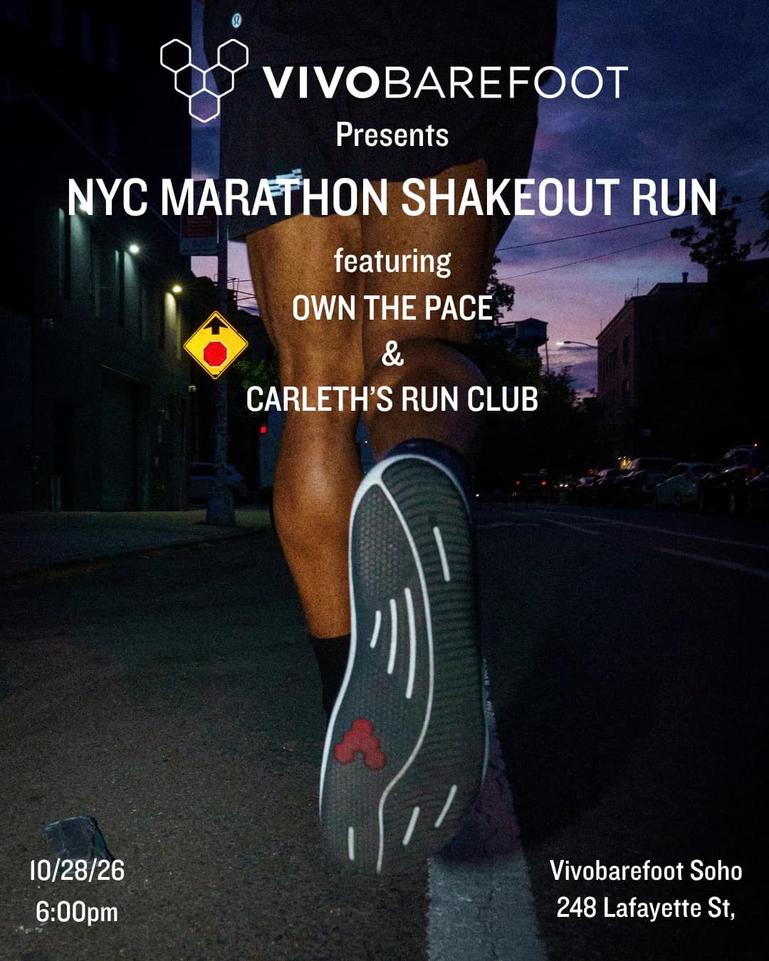 Vivobarefoot NYC Marathon Shakeout Run