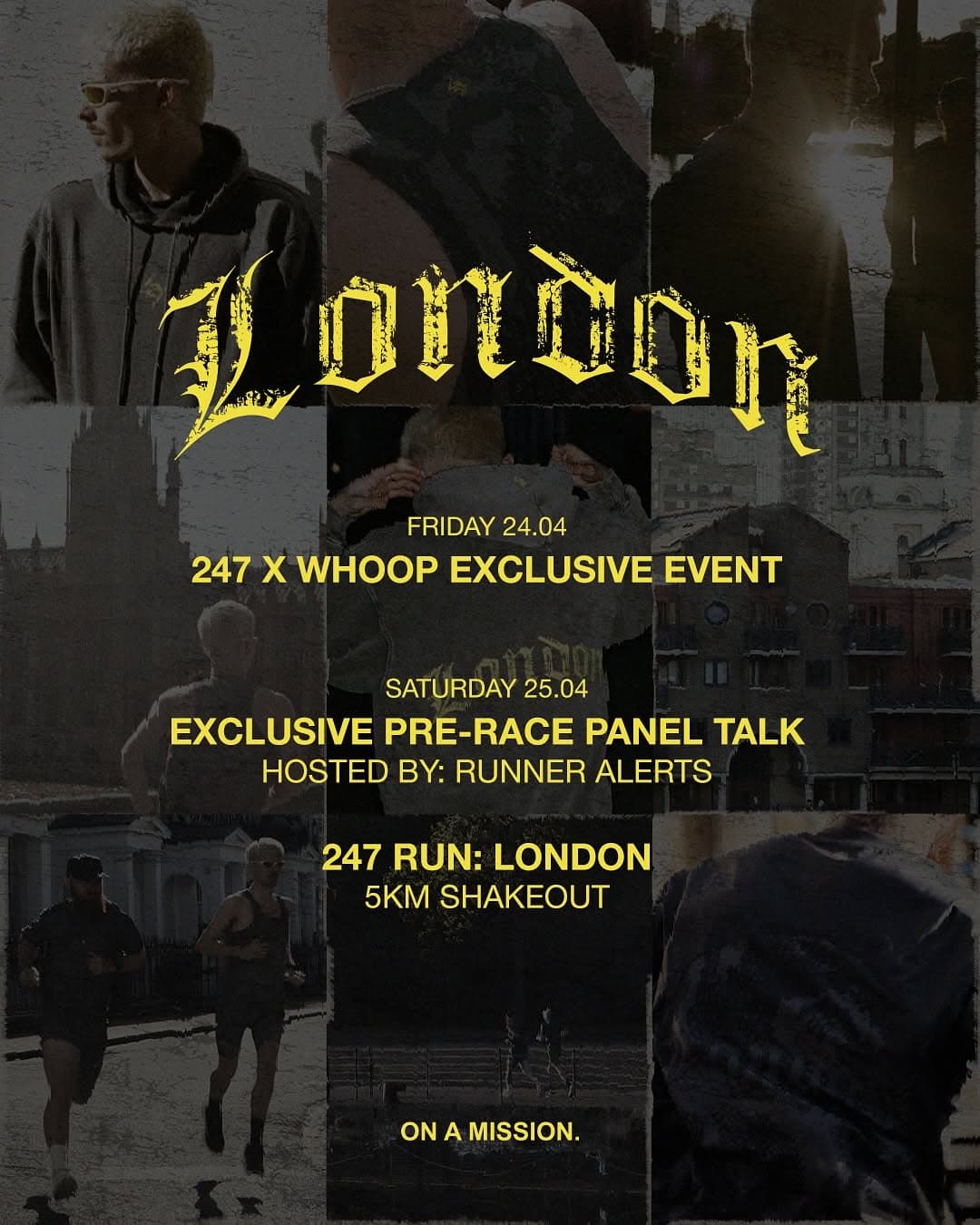 Represent 247 × WHOOP London Marathon Weekend