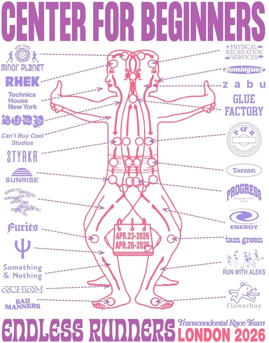 CENTER FOR BEGINNERS — Endless Runners (London Marathon Week Pop-Up)