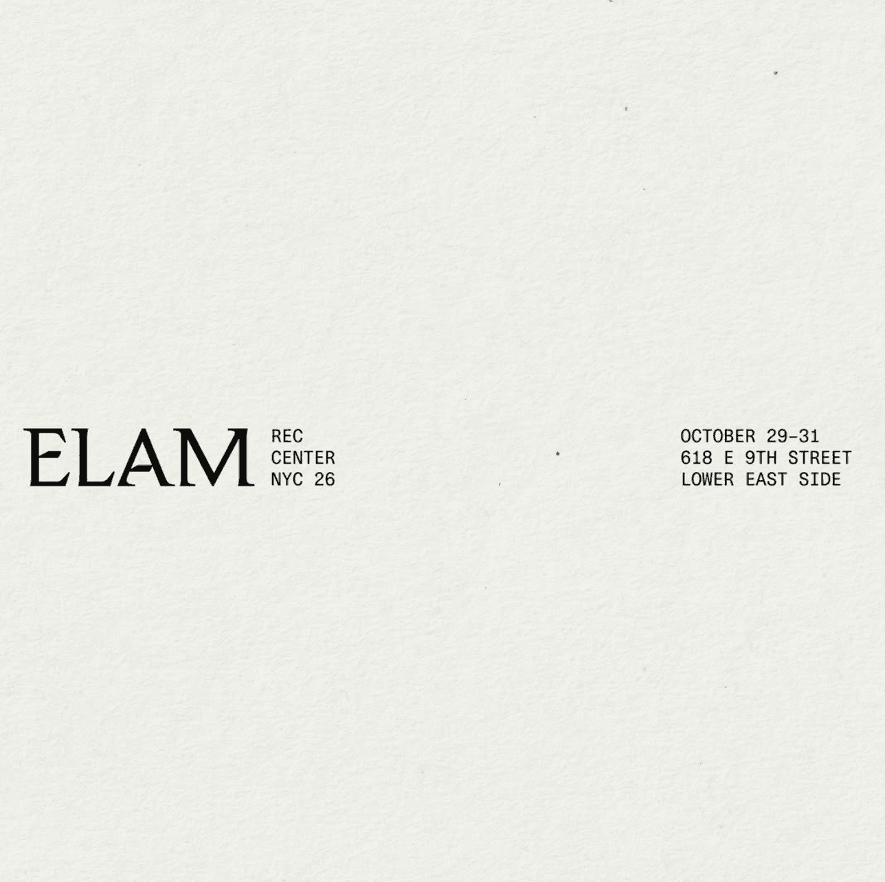 Elam Rec Center NYC