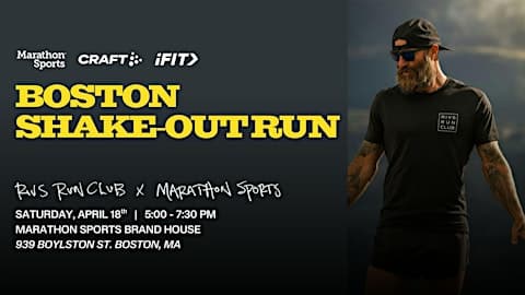 RIVS Run Club x Marathon Sports - Boston Shake-Out Run