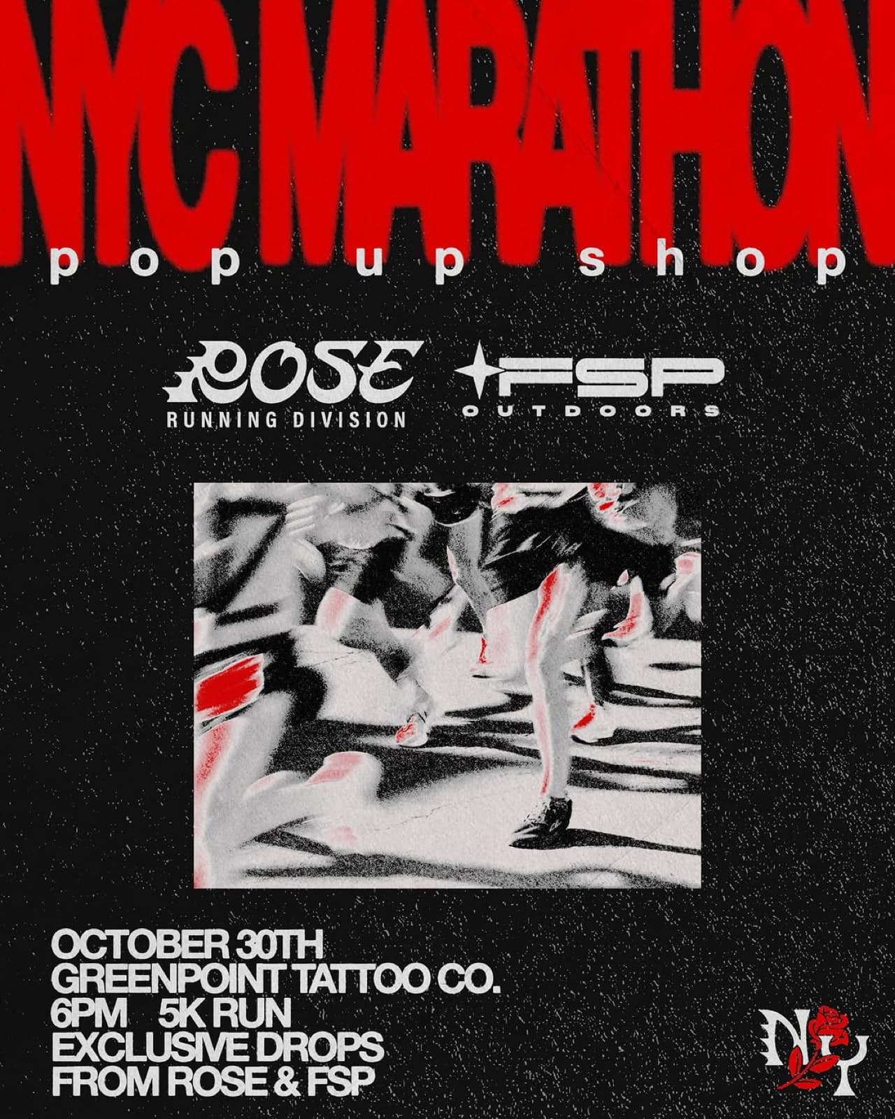 Rose Running Division x FSP Outdoors Pop-Up Shop