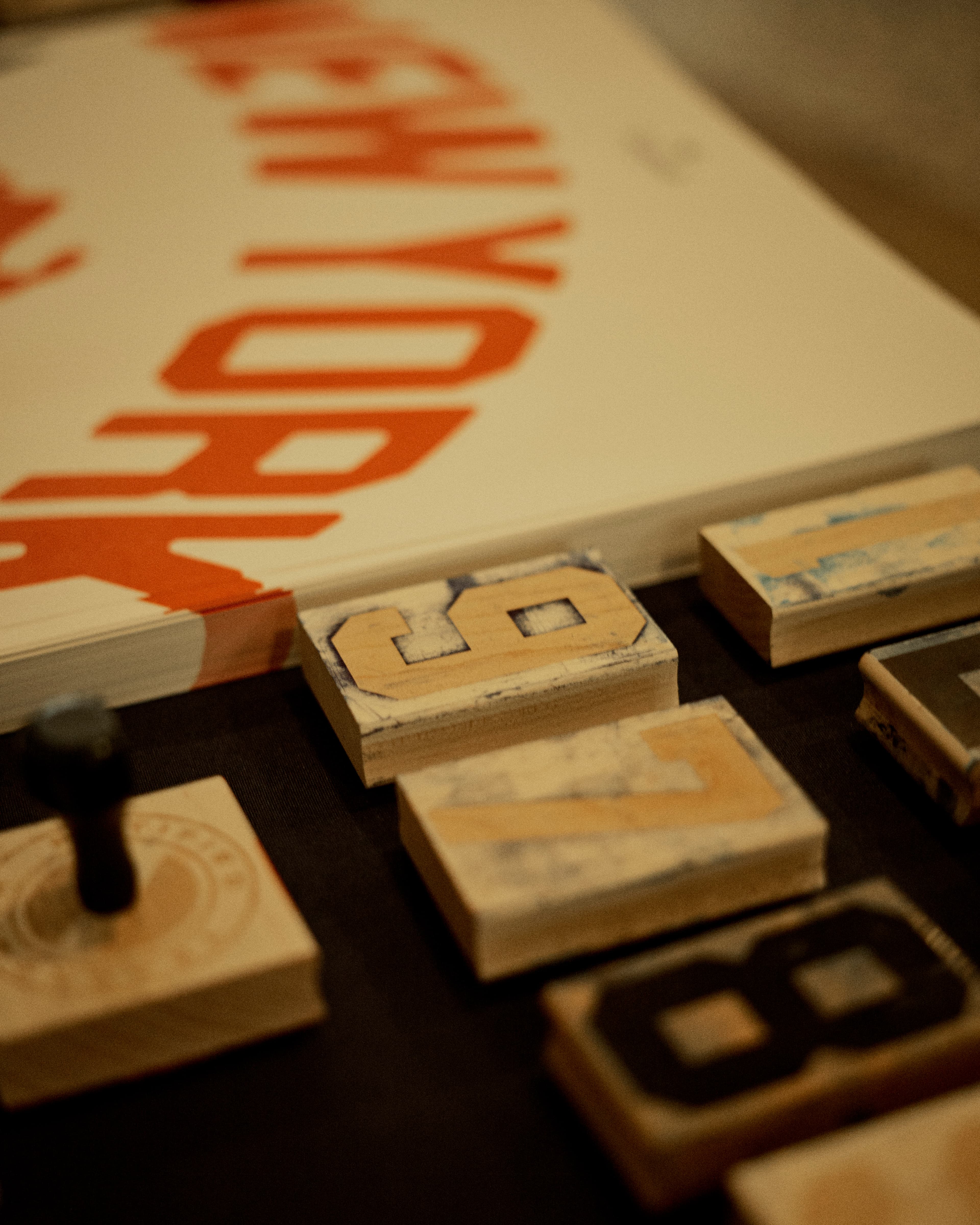 Tracksmith Poster Stamping at The Envoy, Upper West Side