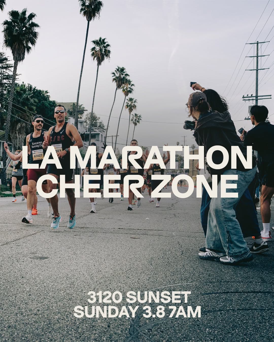 Renegade Running LA Marathon Cheer Zone at Mile 7