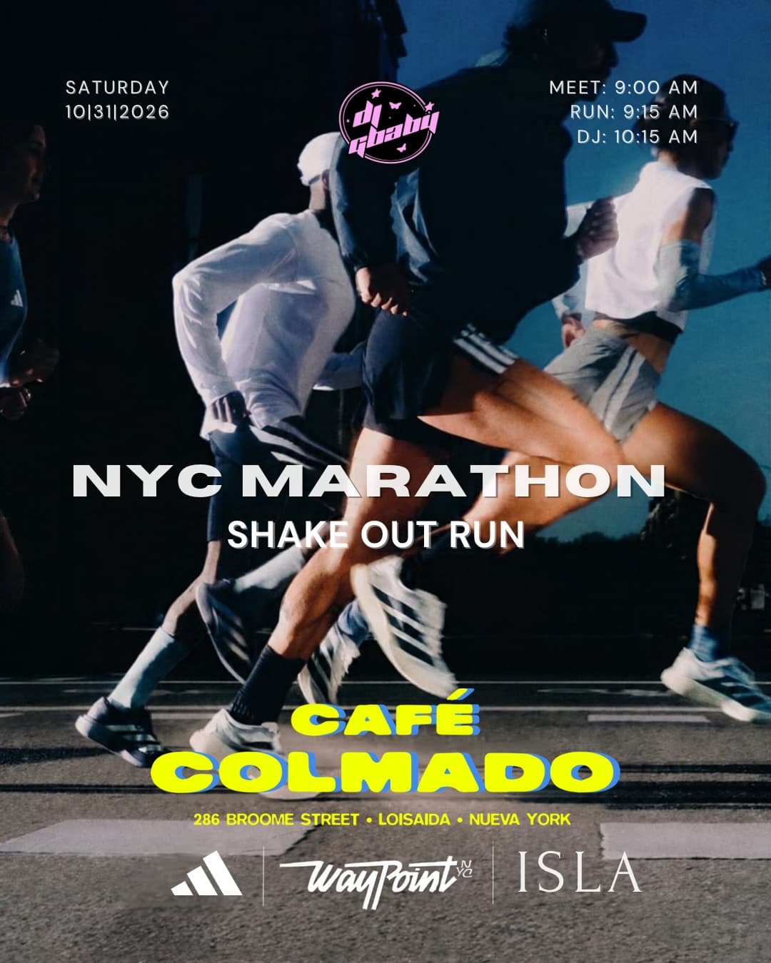 Isla Fit Club NYC Marathon Shake Out Run