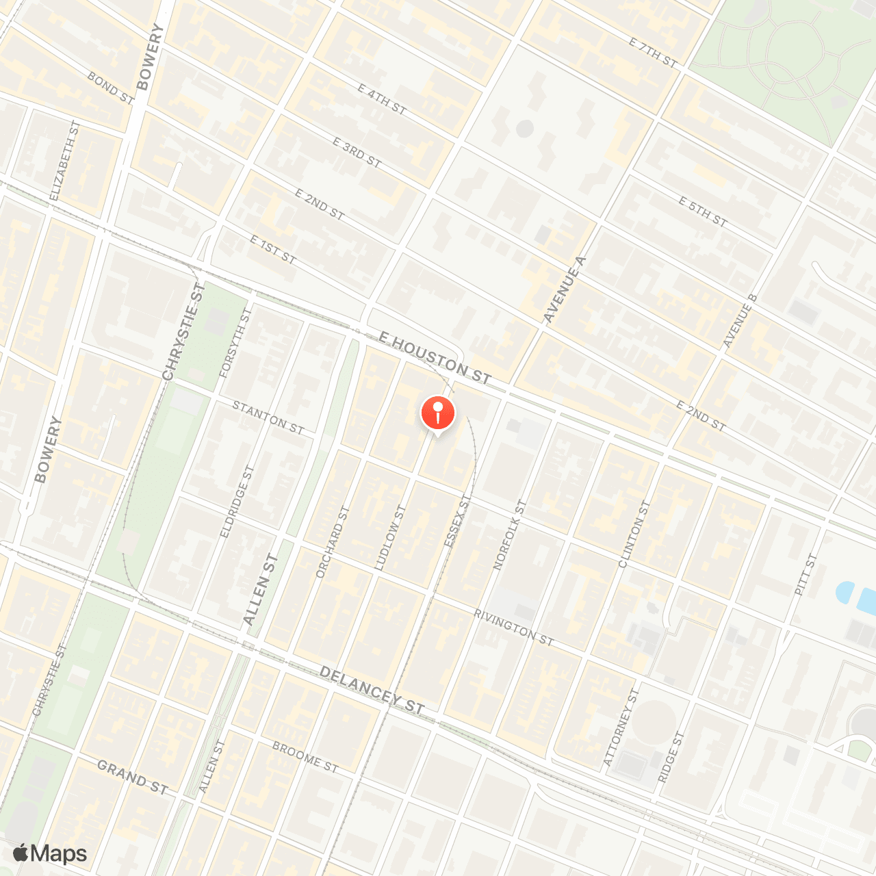 Map showing Ludlow Coffee Supply